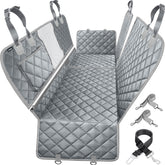 URPOWER 6-in-1 backseat hammock protects upholstery during muddy trips.
