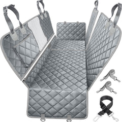 URPOWER 6-in-1 backseat hammock protects upholstery during muddy trips.