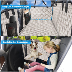 URPOWER back-seat extender waterproof Oxford fabric guards seats against mud and spills.