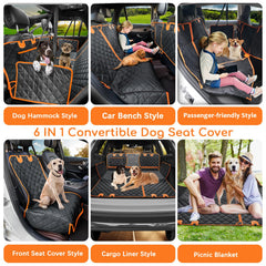 URPOWER dog car seat cover mesh window enhances airflow and lets you monitor your pet