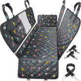 URPOWER dog car seat cover with mesh window improves airflow and reduces anxious panting