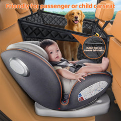 URPOWER dog car seat extender side guard demonstrates stable travel for large breeds