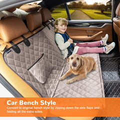 URPOWER XL fits full-size trucks, protecting the entire back seat