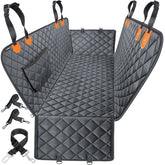 URPOWER dog car seat cover hammock with side flaps protects doors during trips