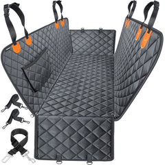URPOWER dog car seat cover hammock with side flaps protects doors during trips
