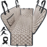 URPOWER dog car seat cover waterproof keeps backseat clean during muddy outings