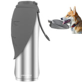 URPOWER dog water bottle 27oz closed cap keeps liquids secure on walks
