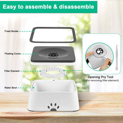 URPOWER floating disk feature slows drinking and reduces splashes.