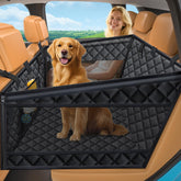 URPOWER hard bottom dog car seat front view shows expanded space for large dogs