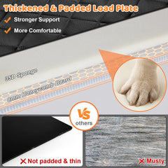 URPOWER reinforced wire frame fiberglass support keeps dogs secure on the seat