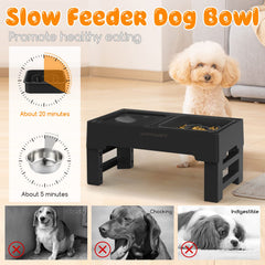 URPOWER slow feeder bowl design encourages mindful eating and longer mealtime