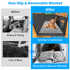 URPOWER waterproof dog hammock keeps seats clean and dry during adventures
