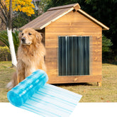 Uross dog door flap 5.9ft x 7.9in demonstrates large-pet access and secure fit.