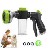 Urstand dog-washing-hose-attachment front view with ergonomic grip for easy one-handed baths.