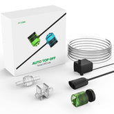 Useek Auto Top Off compact design sits discreetly in aquarium for stable salinity