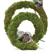USMOLA bendable moss vine 20inch offers adjustable climbing paths for hermit crabs.