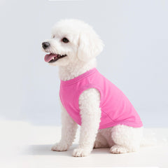 Uswalnna rose side view dog shirt, comfortable fit for tiny pups