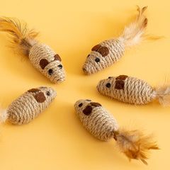 UtySty cat mouse toy pack includes three pieces for varied play