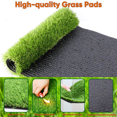 UUpet durable PP material keeps the grass pad sturdy and safe