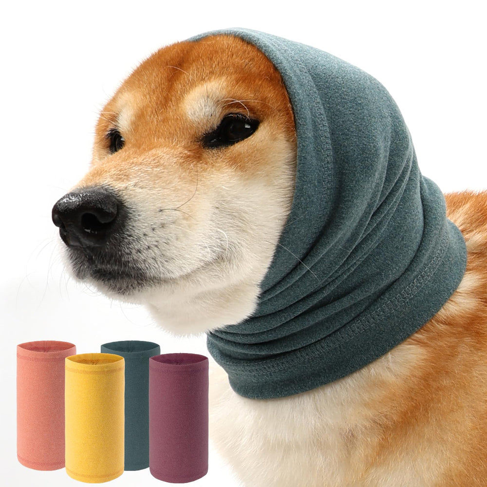 UUREED dog calming hoodie on a dog for soothing outings and comfort.