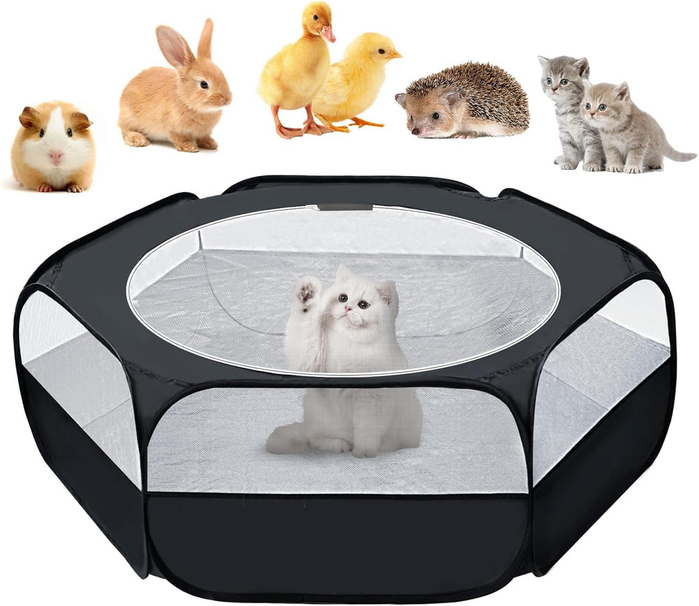 UWE Small Animal Playpen with cover top for safe indoor and outdoor use
