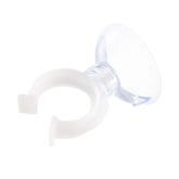 uxcell aquarium suction cup clip inside tank keeps tubing secure without obstructing view.