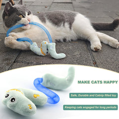 uyiixoxo catnip spring ropes invite energetic play and indoor enrichment for kittens and cats.