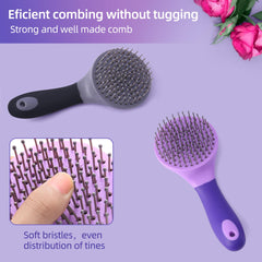 UYLKM equine mane tail comb bristles length enables comfortable grooming
