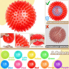 UZLU multicolor dog ball set ready for water play and durable chew sessions.