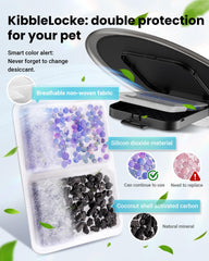 Vacqueen feeder with 10-second voice recorder for mealtime calls