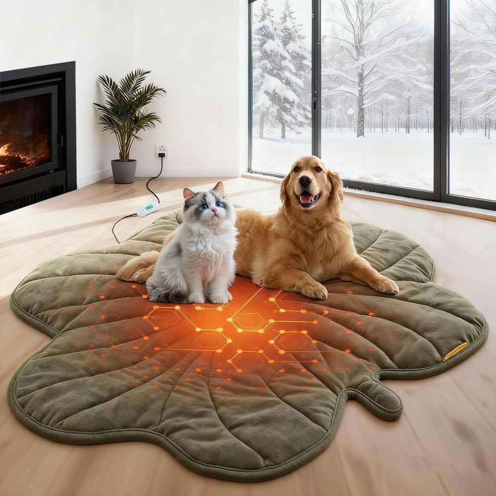 Vagascape large-dog heating pad outdoor-use setup provides cozy warmth anywhere.