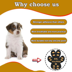 VALFRID dog paw pads multicolor design showcases stylish protection and grip.
