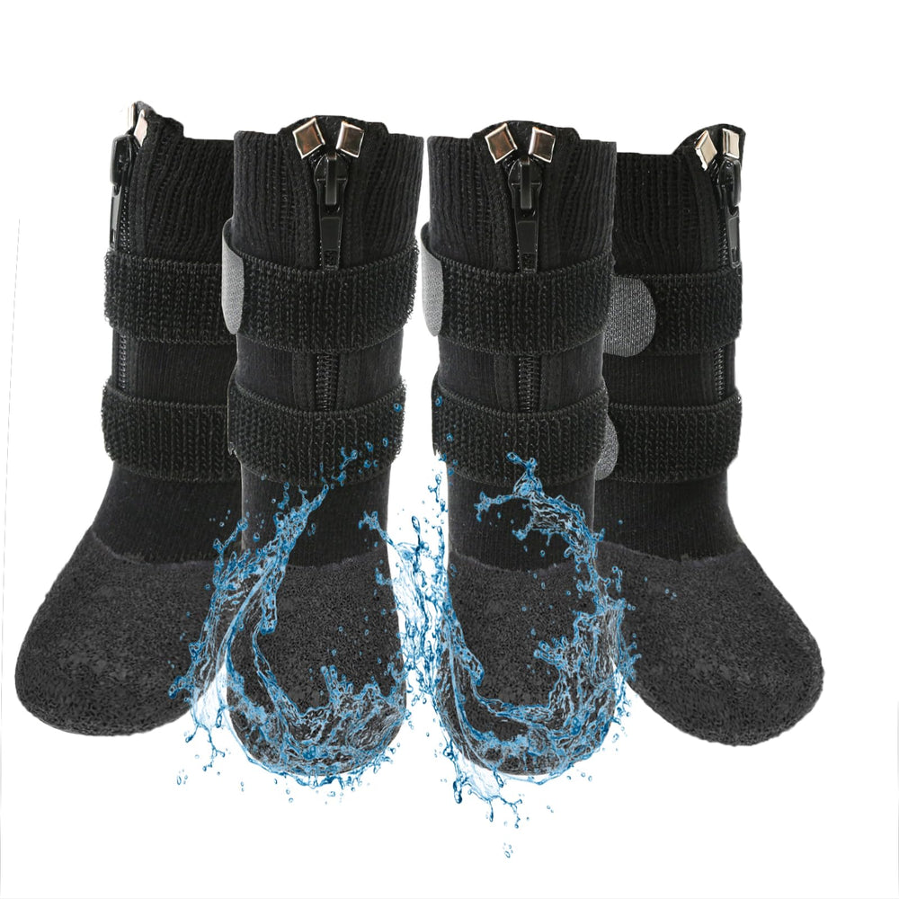 VALFRID waterproof dog shoes booties protect paws on wet surfaces and ground