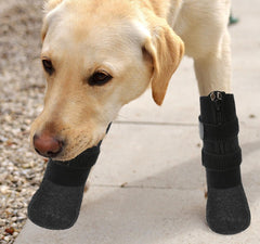 VALFRID zipper dog boots easy on-off for quick adjustments during walks