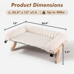 Valigogo cat window lounge in sunlight invites birds-eye views and calm lounging