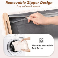 Valigogo soft three-sided edge cushions neck and head for relaxed naps.