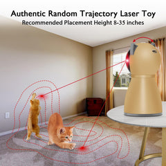 Valonii Interactive Cat Laser Toy dual motor control creates unpredictable movement for hunting play