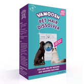 Vamoosh pack of 3 sachets ready to dissolve fur in the wash.