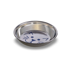 Van Ness bowl with non-slip bottom keeps feeding steady and mess-free.