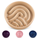 Vancasso slow-feeder-bowl maze-design encourages slower eating and mental engagement.