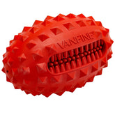 Juguete VANFINE en forma de balón para mordidas intensas y juego activo.