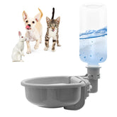 Vannon 16oz pet water bottle outside cage providing gravity-fed hydration for small pets