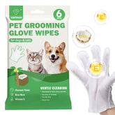 Vannon extra thick pet wipes glove-use for easy grooming and quick cleanups