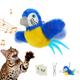 Vannon flapping bird cat toy front view for engaging indoor play.