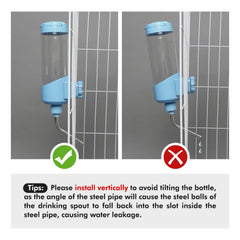 Vannon small-animal nozzle 10mm prevents leaks and splashing in coops.