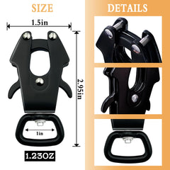 VANQOU frog clip 360-swivel prevents leash tangling