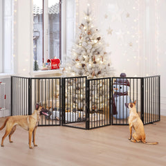 Vantas extra-tall 32-inch gate with door offers easy room-to-room access.