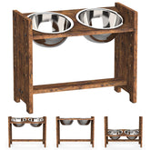 Vantic elevated dog bowls assembly shows tool-free setup for quick feeding