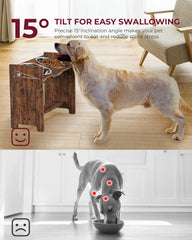 Vantic height settings show range for large dogs