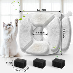 Filtro VANVE para fuente de gatos 67oz, compatibilidad y rendimiento.